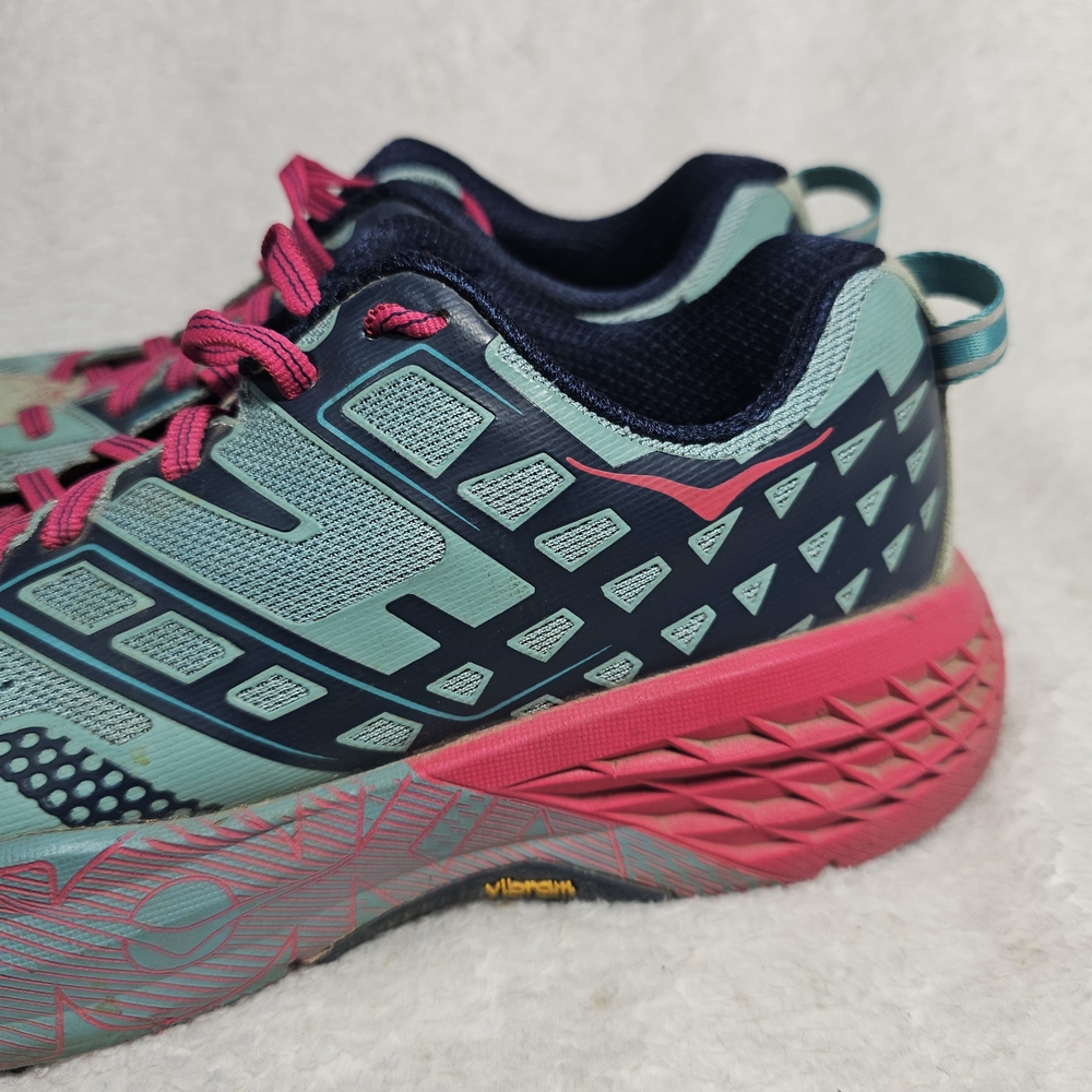 Hoka One One Speedgoat 2 Trail Running Shoes Sneakers Blue - Women’s Size 8.5 - Picture 3 of 14